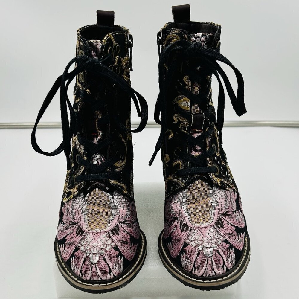 Spring Step L' Artiste Alexa-BM Boots Euro Size 36 (US 5.5-6) Floral Tapestry